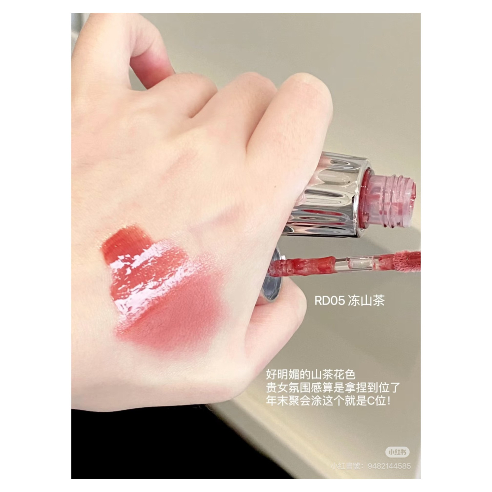 戴栗ლ 菲鹿兒ꜰᴏᴄᴀʟʟᴜʀᴇ聚光精華不沾杯唇蜜🧊冰透玻璃唇的殺傷力-細節圖7
