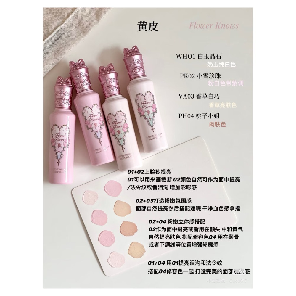 戴栗ლ 花知曉ꜰʟᴏᴡᴇʀ ᴋɴᴏᴡꜱ阿里北杯聯創 × 仲夏夜遮瑕提亮液🩰-細節圖10