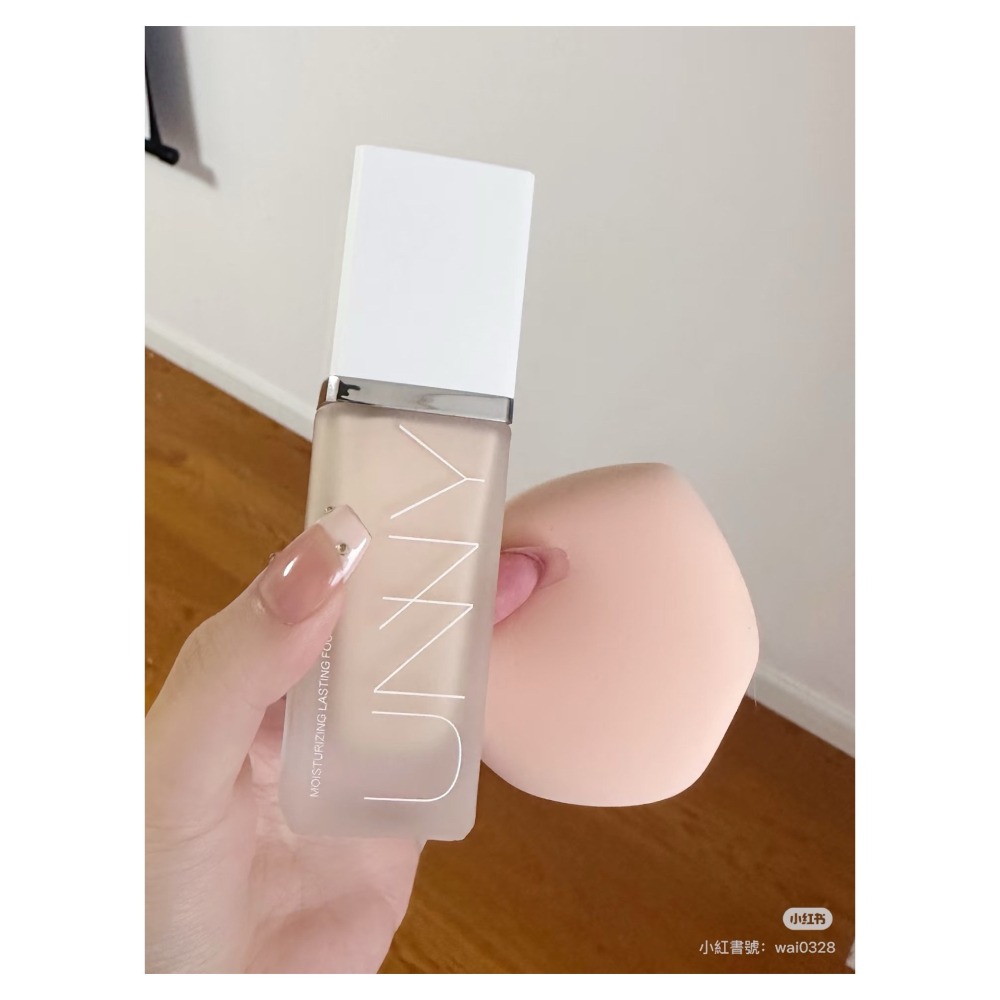 戴栗ლ UNNY CLUB粉底液🪽粉底界清透白月光🖤啞光滋潤-細節圖3