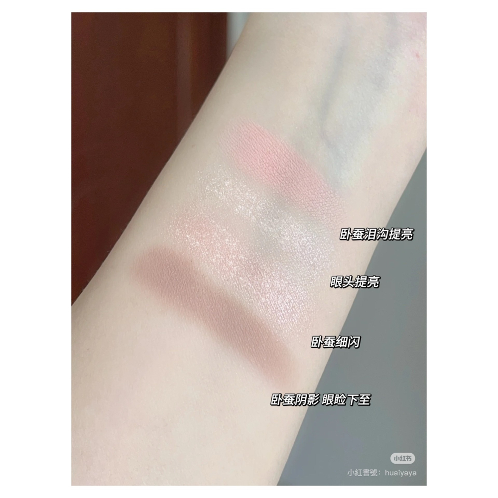 戴栗ლ 橘朵ᴊᴜᴅʏ ᴅᴏʟʟ臥蠶提亮四色眼影盤✨三秒臥蠶平地起-細節圖6