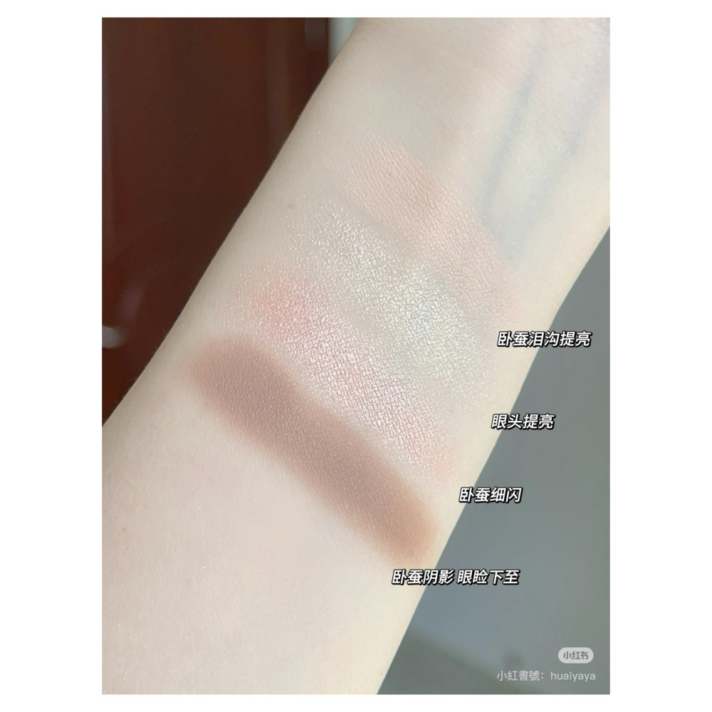 戴栗ლ 橘朵ᴊᴜᴅʏ ᴅᴏʟʟ臥蠶提亮四色眼影盤✨三秒臥蠶平地起-細節圖7