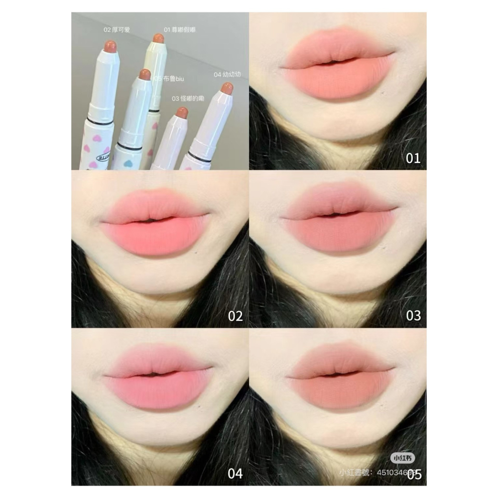 戴栗ლ 花洛莉亞ꜰʟᴏʀᴛᴛᴇ雙頭唇線筆🍓無痛改色get完美嘟嘟唇-細節圖5