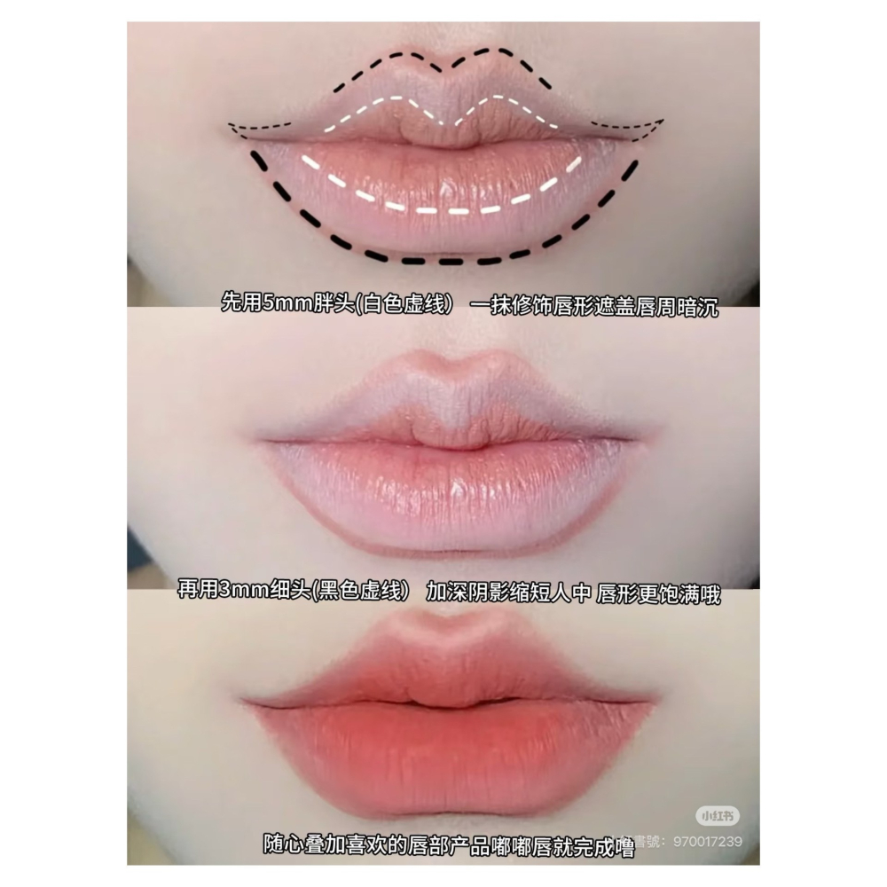 戴栗ლ 花洛莉亞ꜰʟᴏʀᴛᴛᴇ雙頭唇線筆🍓無痛改色get完美嘟嘟唇-細節圖6