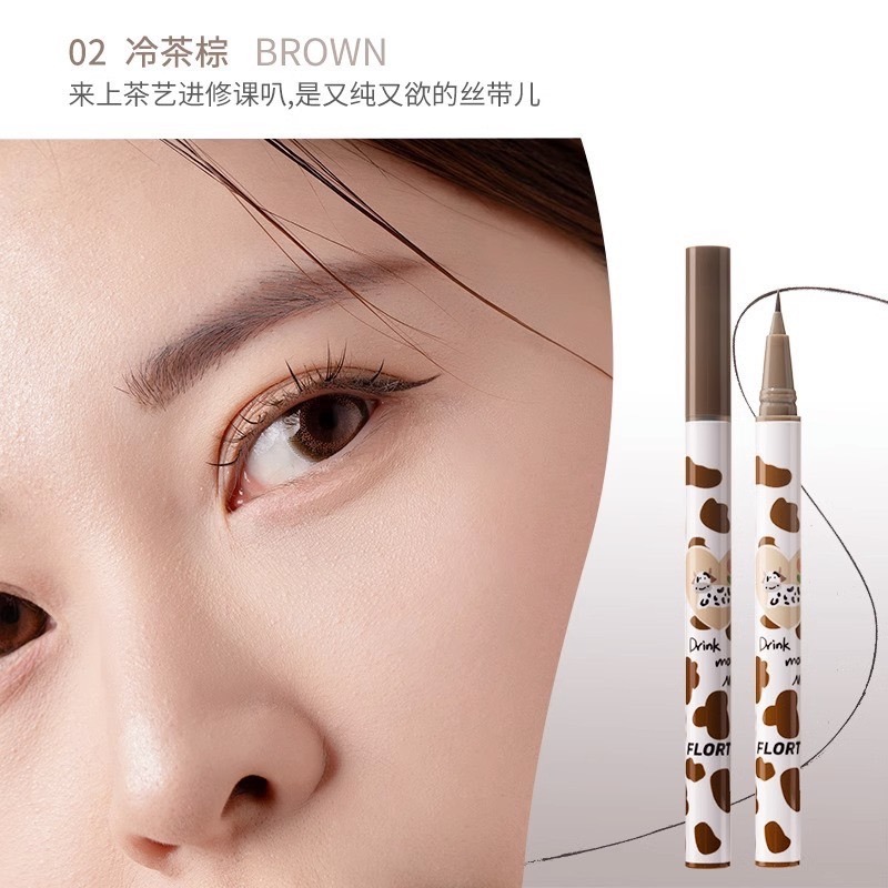 戴栗ლ 花洛莉亞ꜰʟᴏʀᴛᴛᴇ哇塞！好細的眼線筆 眼線液筆 臥蠶筆✨筆尖細到沒朋友-規格圖6