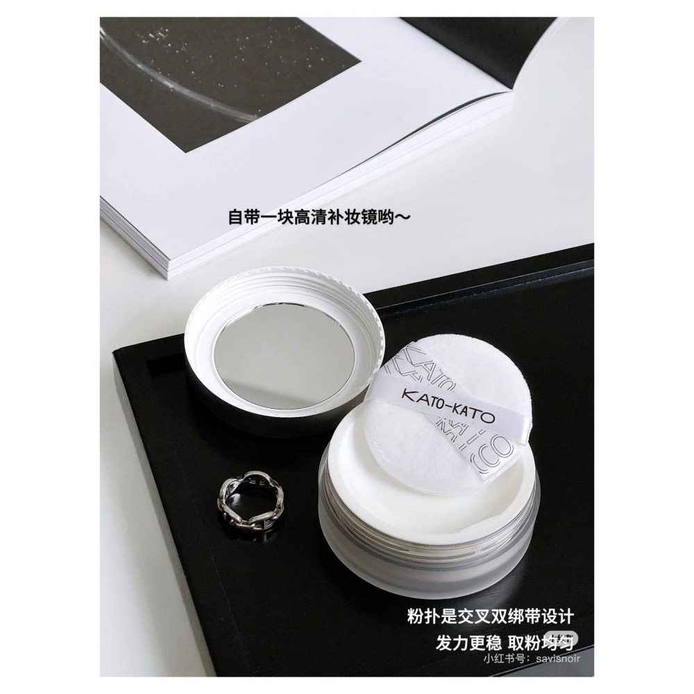 戴栗ლ Kato新視覺散粉/防水柔焦蜜粉餅🧊直接把底妝焊在臉上-細節圖5