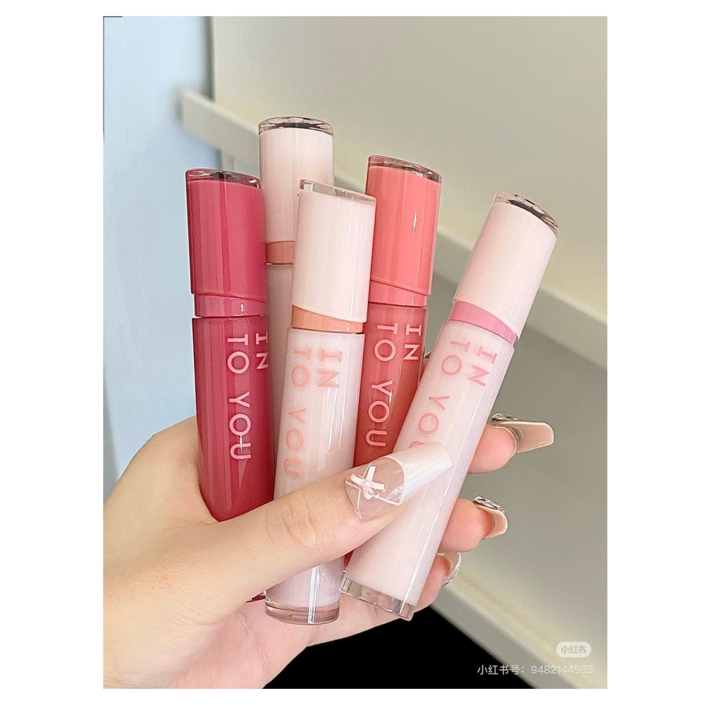 戴栗ლ Into Yo心慕與你 鏡光絲絨唇釉🩷🤍春夏氛圍果汁感調色-細節圖2