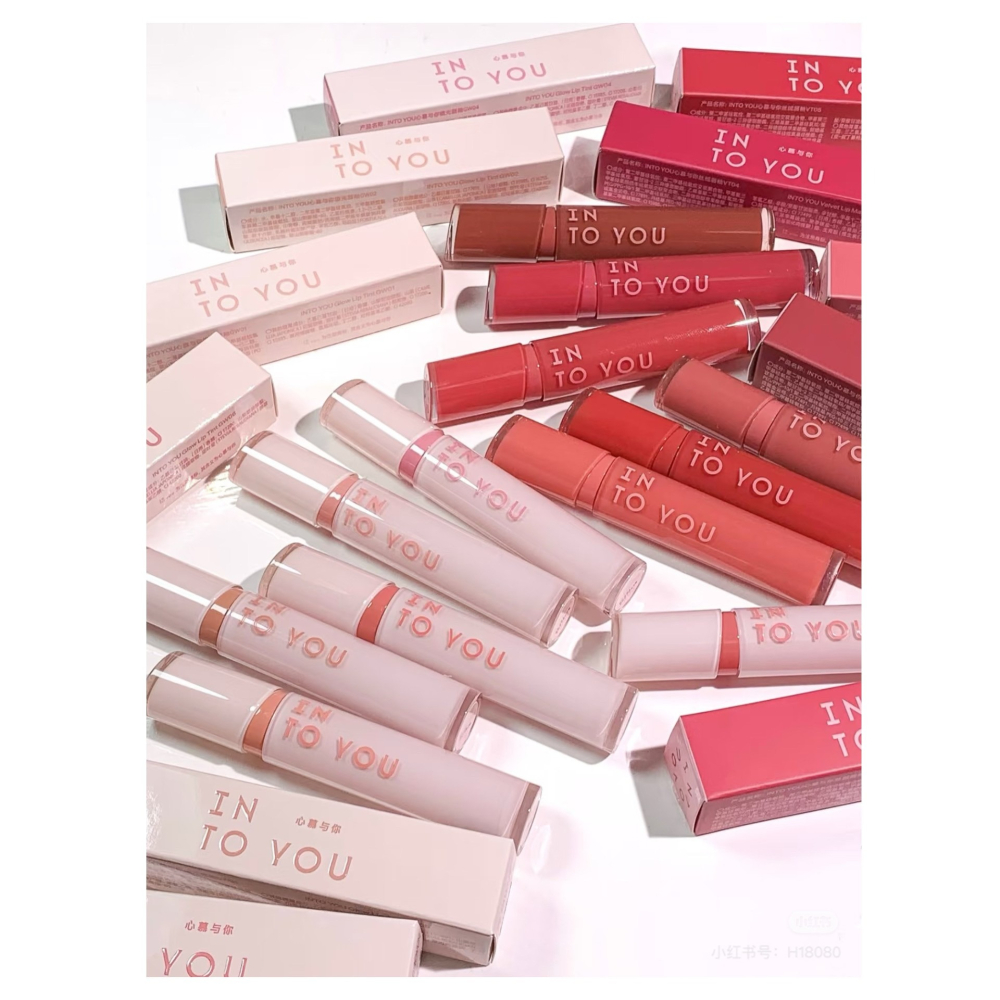 戴栗ლ Into Yo心慕與你 鏡光絲絨唇釉🩷🤍春夏氛圍果汁感調色-細節圖3