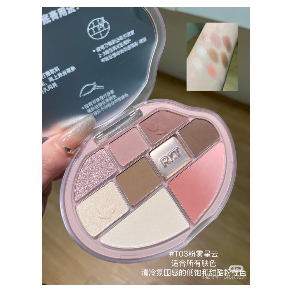 戴栗ლ 羅小曼ʀᴍᴛ面部綜合盤 新手友好 🧺 一盤搞定全妝！淡顏舒適區-細節圖7