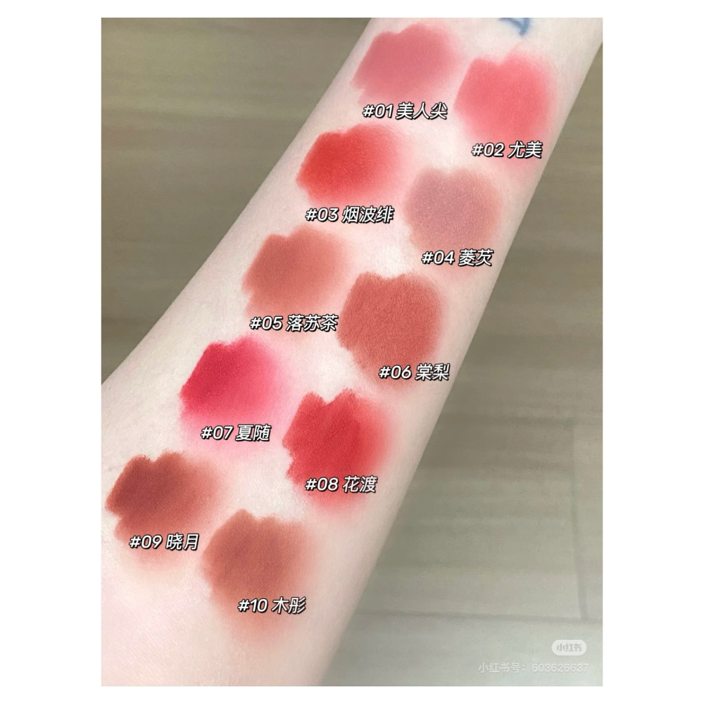 戴栗ლ AZTK/菁之雙頭唇釉🪞偽素顏の作弊神器 啞光唇泥 水光唇蜜 雨衣-細節圖4