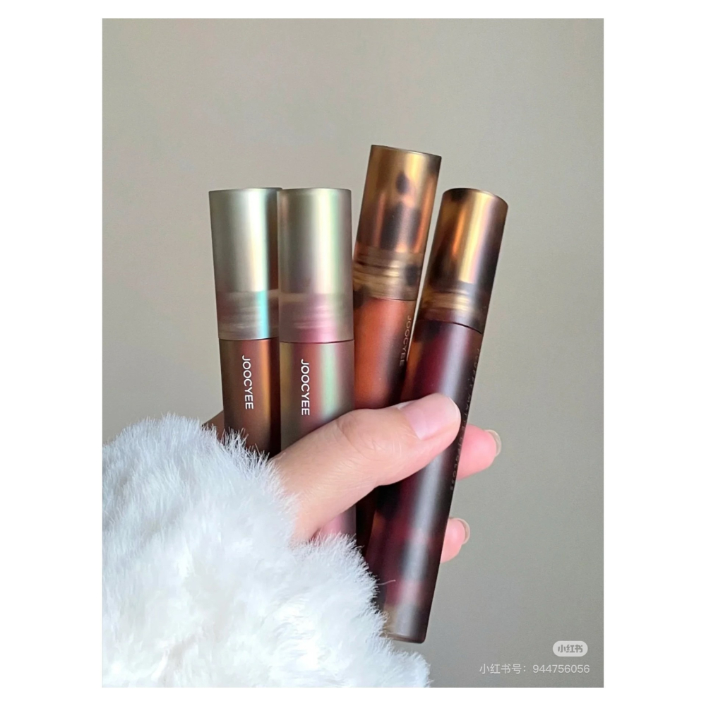 戴栗ლ 酵色ᴊᴏᴏᴄʏᴇᴇ琥珀貝殼啞光唇釉🐚-細節圖2