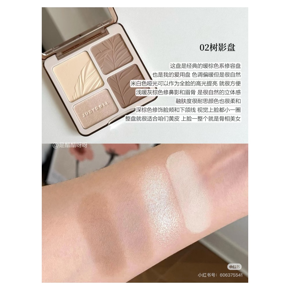 戴栗ლ 橘朵ᴊᴜᴅʏ ᴅᴏʟʟ 高光修容一體盤3.0 ✨古希臘掌管骨相的神 …-細節圖5