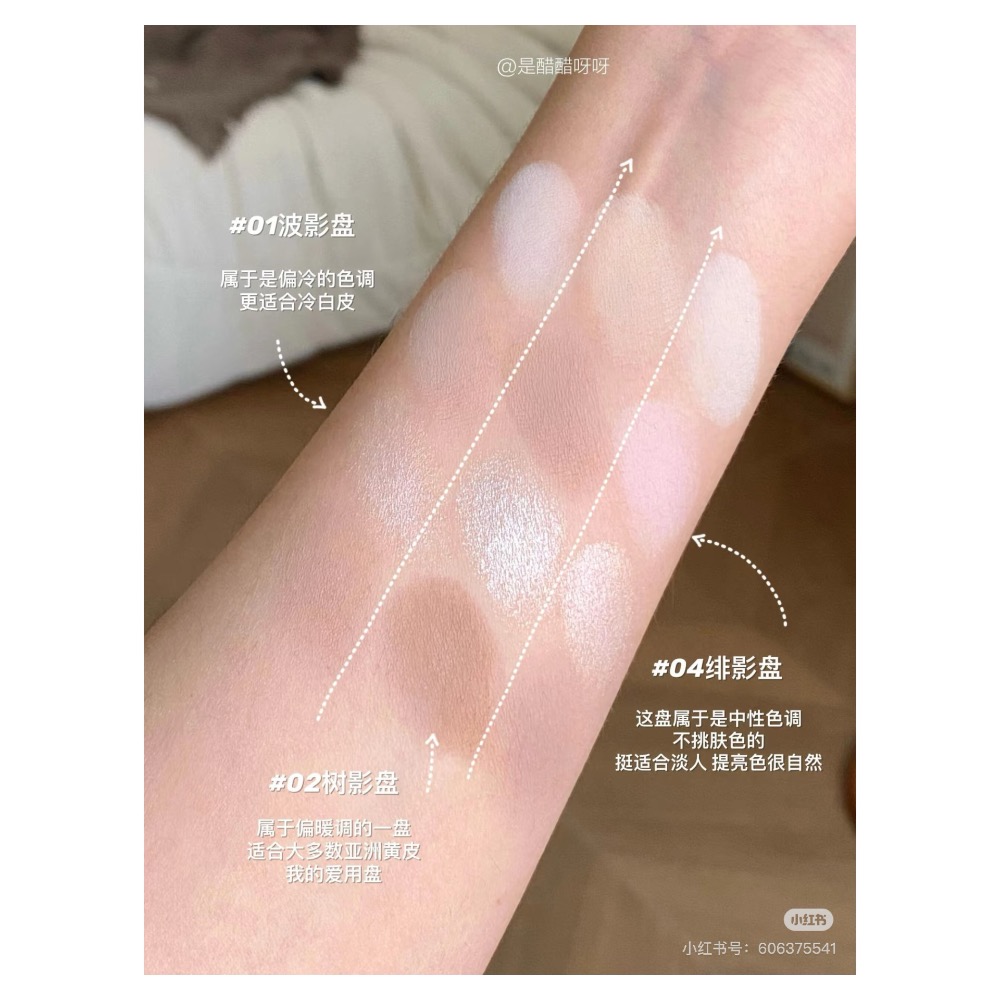 戴栗ლ 橘朵ᴊᴜᴅʏ ᴅᴏʟʟ 高光修容一體盤3.0 ✨古希臘掌管骨相的神 …-細節圖8