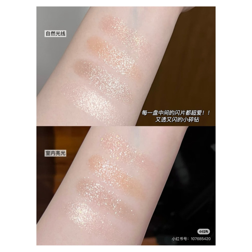 戴栗ლ 木珂詩ᴍᴏᴏᴇᴋɪꜱꜱ五色眼影盤🧺古希臘掌管清透的神-細節圖11