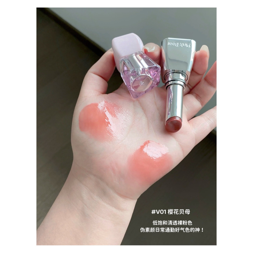 戴栗ლ 皮可熊ᴘɪɴᴋʙᴇᴀʀ水繃帶 水精華口紅2.0🧊乾唇命定！清透水潤玻璃唇-細節圖10