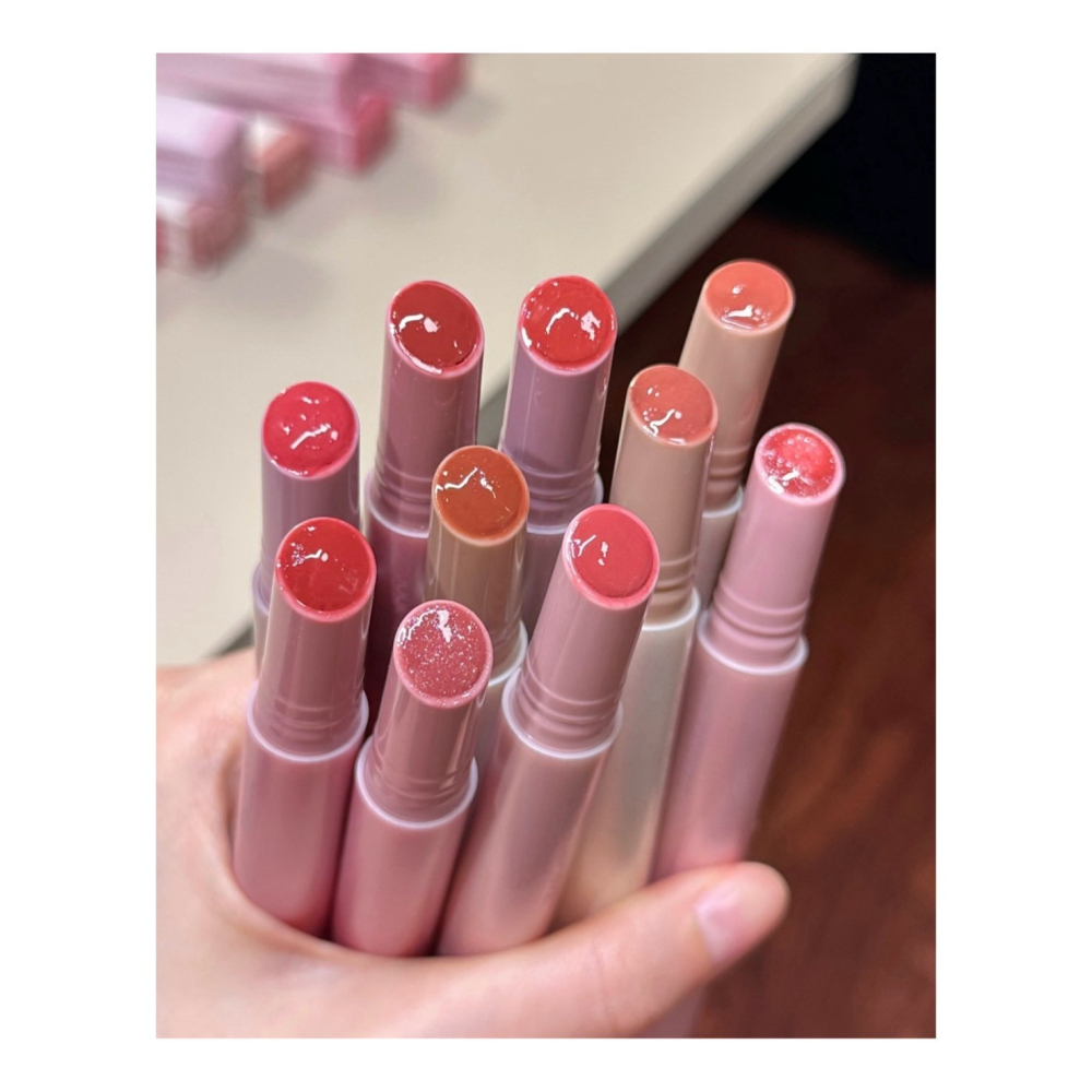 戴栗ლ 酵色ᴊᴏᴏᴄʏᴇᴇ固體唇蜜筆不沾杯水光鏡面口紅🪽會呼吸的水感唇蜜-細節圖2