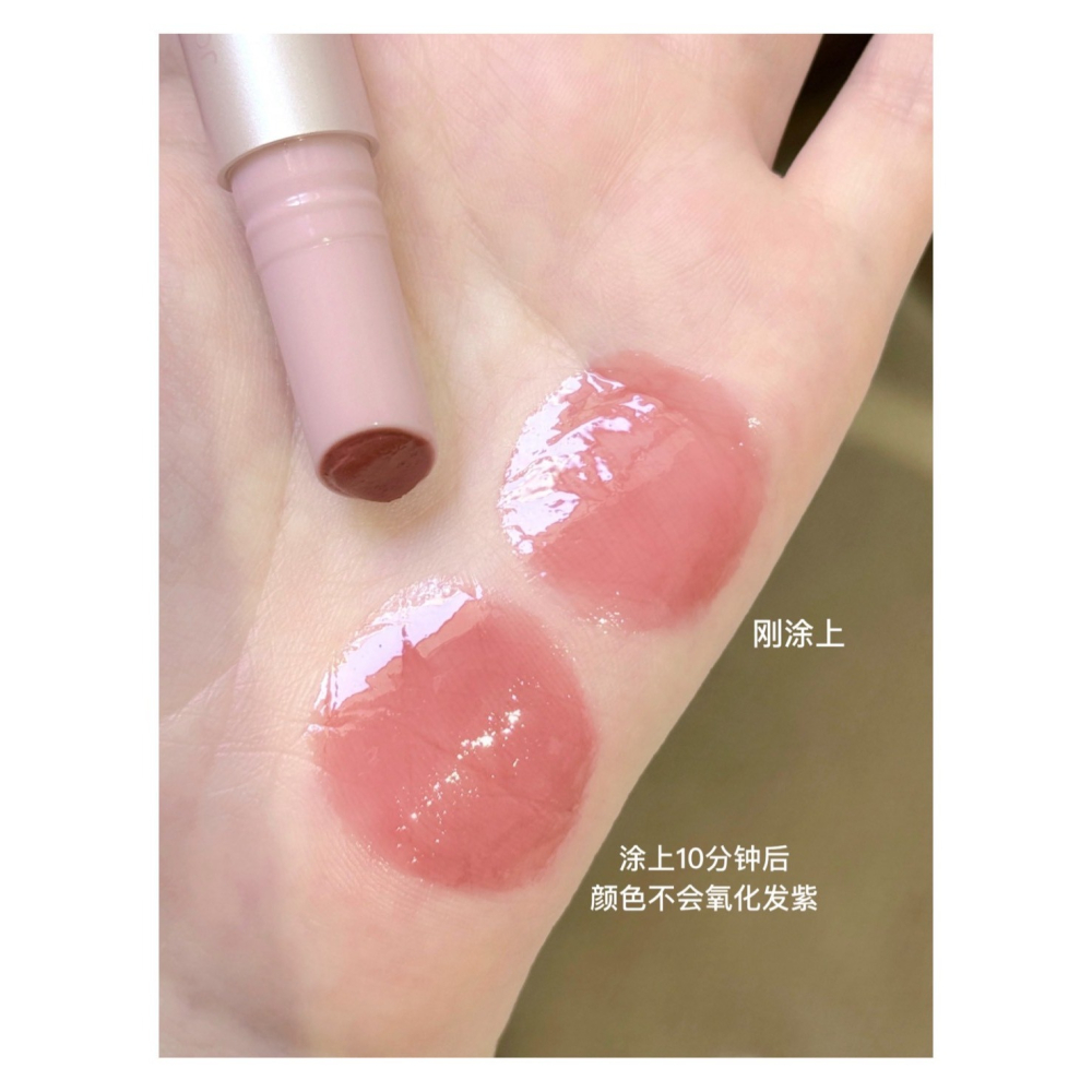 戴栗ლ 酵色ᴊᴏᴏᴄʏᴇᴇ固體唇蜜筆不沾杯水光鏡面口紅🪽會呼吸的水感唇蜜-細節圖8