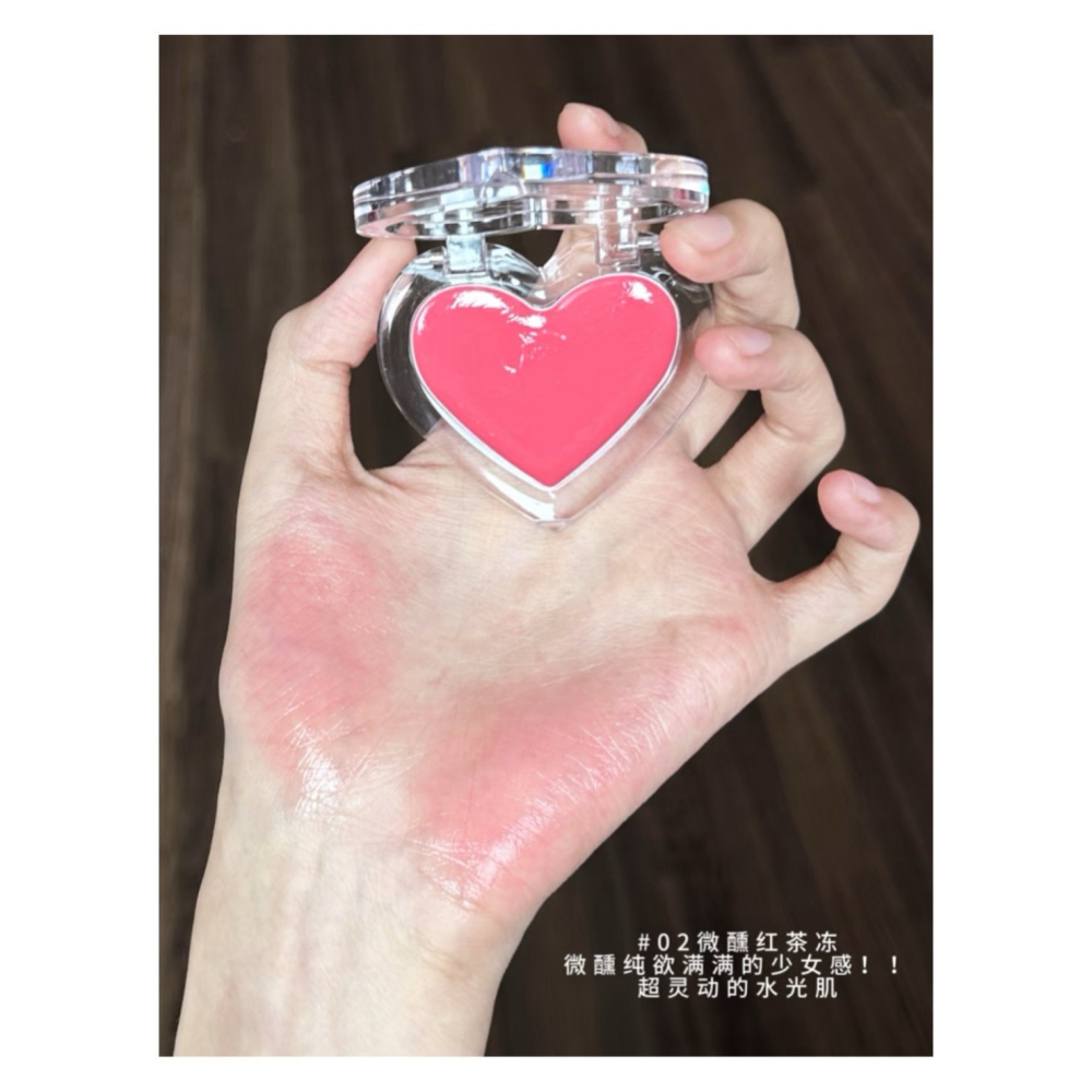 戴栗ლ 元氣法則ɴᴜᴋᴋᴀ清透水光腮紅膏 露思同款🧊韓女水光肌get！氧氣純欲感的神-細節圖8