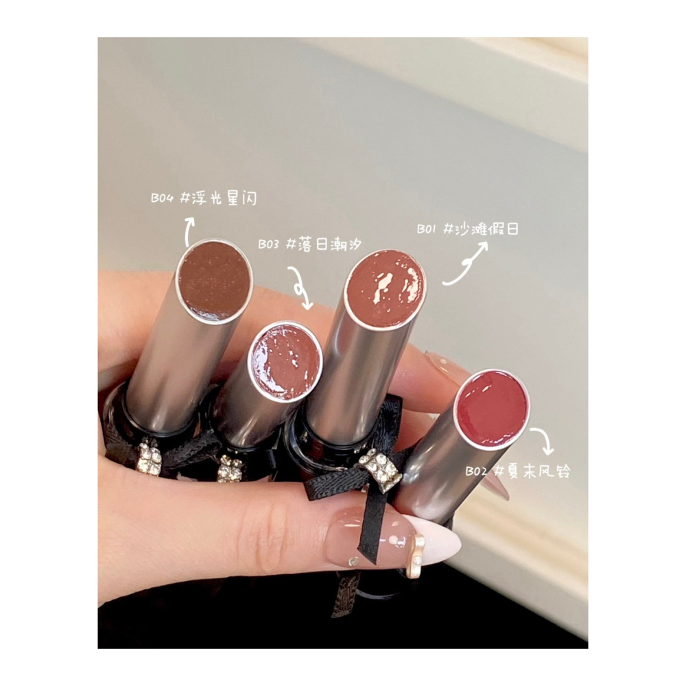 戴栗ლ 花洛莉亞ꜰʟᴏʀᴛᴛᴇ玻璃海系列固體唇蜜🐚-細節圖7