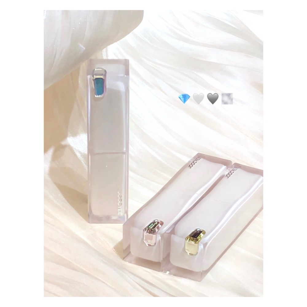 戴栗ლ 酵色ᴊᴏᴏᴄʏᴇᴇ透光晶凍口紅 唇蜜 唇釉💎🤍淡顏白月光🩶-細節圖3