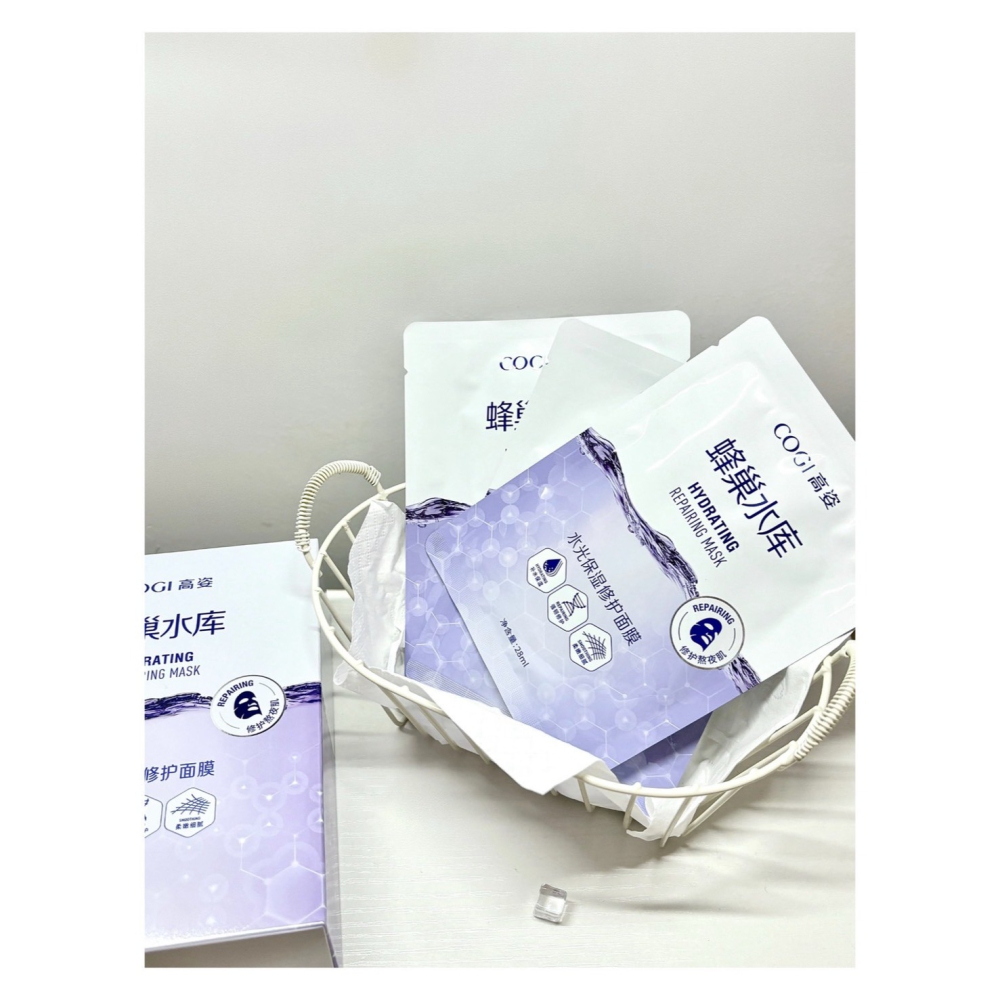 戴栗ლ 高姿蜂巢修護水庫面膜 補水 保濕 修護 提亮🐝熬夜暗沉臉閉眼衝了！-細節圖10