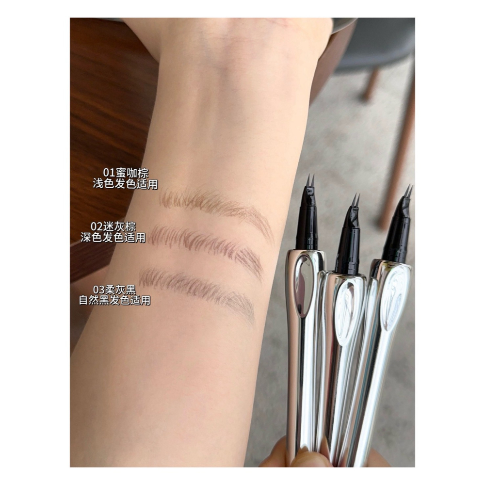 戴栗ლ 三資堂二叉眉筆 防水 防汗🔥手殘黨有手就會-細節圖5