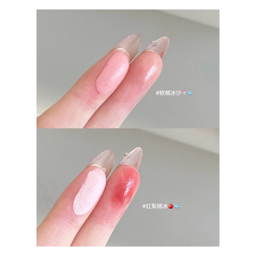 戴栗ლ 小奧汀ʟɪᴛᴛʟᴇ ᴏɴᴅɪɴᴇ 雙層小冰塊腮紅 雙效多用唇頰蜜🧊啞光 水光 燈泡嫩肌💡-細節圖7