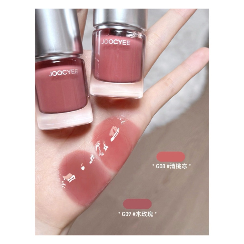 戴栗ლ 酵色ᴊᴏᴏᴄʏᴇᴇ歐若系列 單色腮紅 高光粉 晶透唇蜜 🪽冬日慵懶午後特調爆亮水光-細節圖8