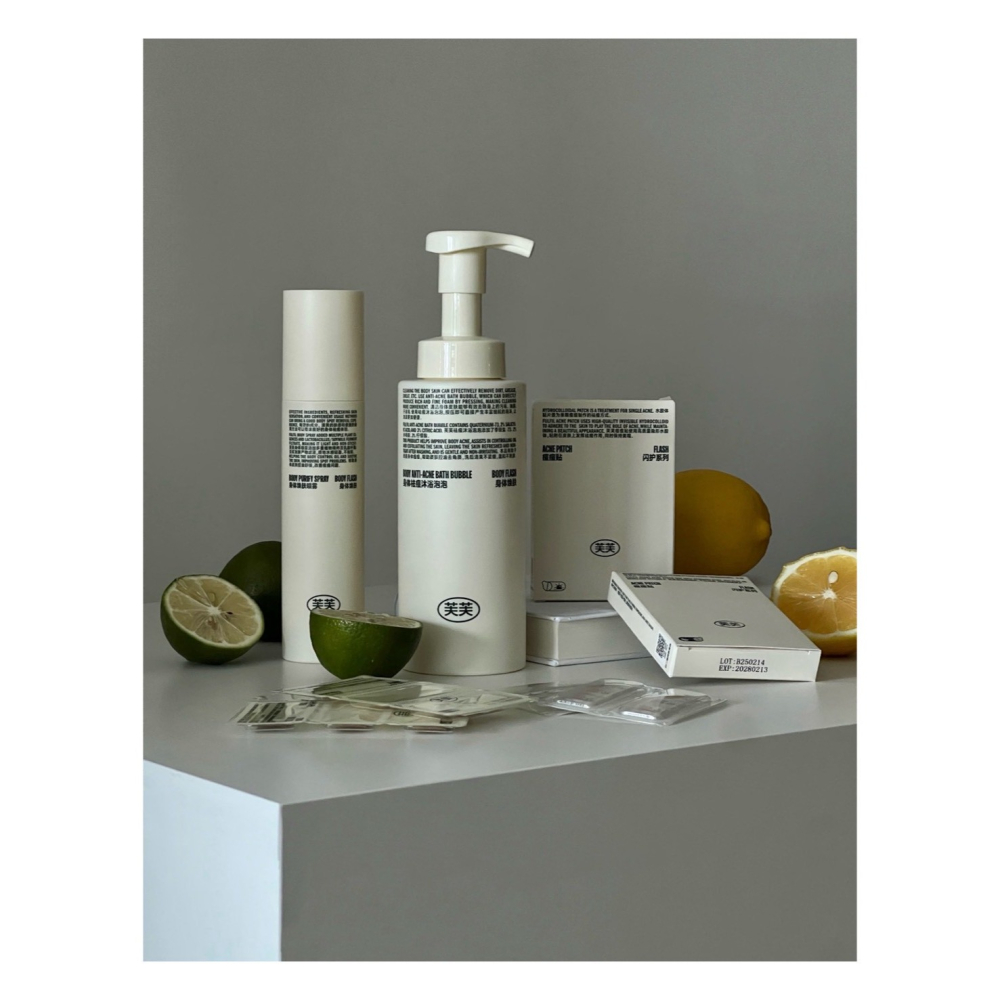 戴栗ლ 芙芙 ꜰᴜʟꜰᴜʀ 身體煥膚噴霧｜痘痘煥膚面膜｜煥膚沐浴泡沫｜痘痘貼✨清爽不黏、毛孔好呼吸🫧 日常必備🔥-細節圖2