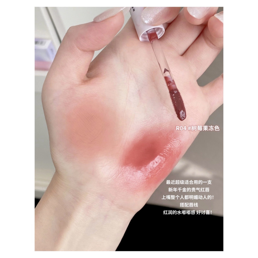 戴栗ლ 花洛莉亞ꜰʟᴏʀᴛᴛᴇ雙頭唇線唇蜜筆🐚唇線唇蜜二合一？水光嘟嘟唇拿捏易如反掌！-細節圖6