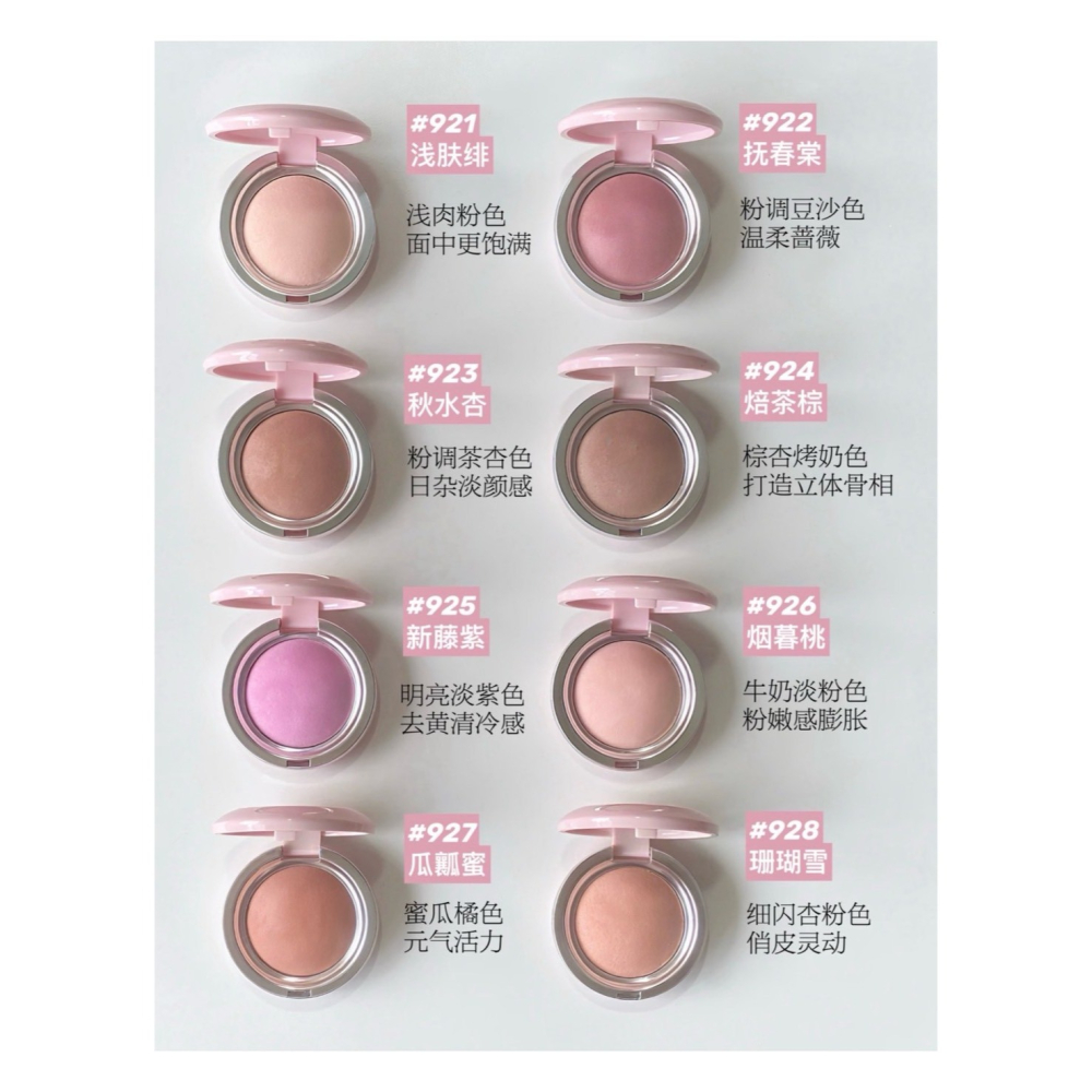 戴栗ლ 詩佩妮ꜱᴘᴇɴɴʏ烤粉腮紅💐膨脹色 收縮色 自然顯色提亮氣色 細緻服貼持久 裸妝必備腮紅-細節圖4