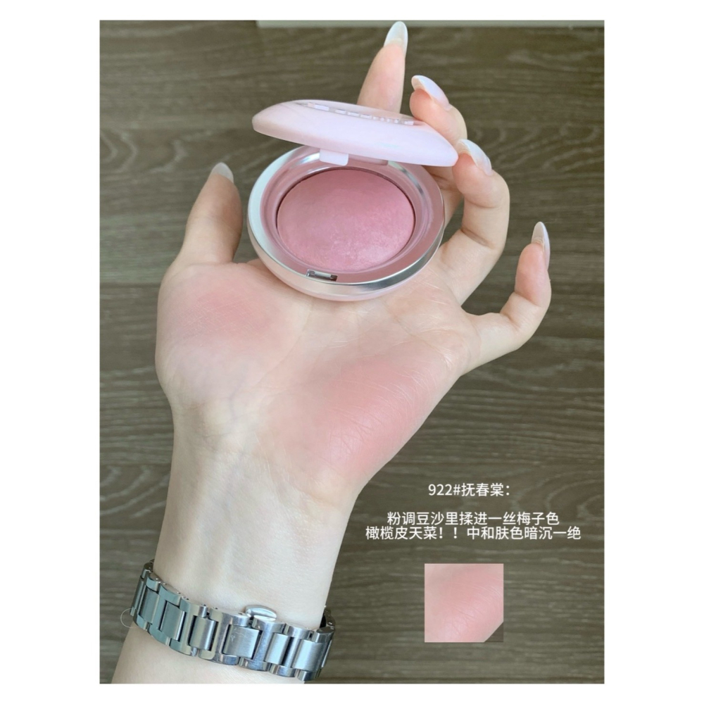 戴栗ლ 詩佩妮ꜱᴘᴇɴɴʏ烤粉腮紅💐膨脹色 收縮色 自然顯色提亮氣色 細緻服貼持久 裸妝必備腮紅-細節圖6