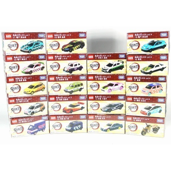 吾人智販 日本正版授權 現貨 日空版 TOMICA 鬼滅之刃 第一彈 第二彈 第三彈  第四彈 共19台-細節圖2