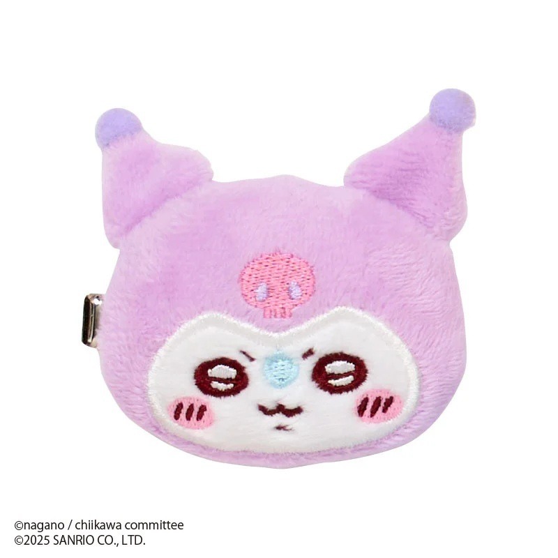 吾人智販 日本正版 盲盒盲包 抽抽樂 開封可選款 三麗鷗 聯名款 SANRIO x 吉伊卡哇 植絨 公仔 臉 髮夾 貼紙-規格圖8