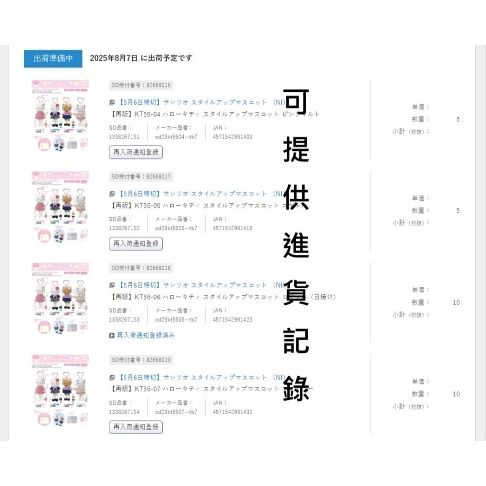 吾人智販 日本購入 SANRIO正版 HELLO KITTY 長腿 吊飾 KT55 平成高校 黑皮 日曬 50周年 貴婦-細節圖6