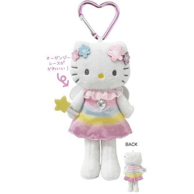 吾人智販 日本購入 SANRIO正版 HELLO KITTY 長腿 吊飾 KT55 平成高校 黑皮 日曬 50周年 貴婦-規格圖6