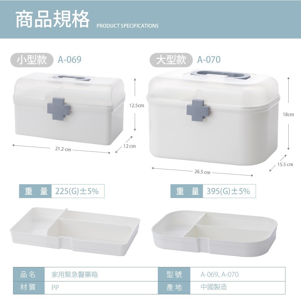 【FL生活+】家用緊急醫藥箱 醫藥箱 保健箱 急救包 急救箱 藥品收納 藥品收納盒 藥品收納箱 藥箱 醫護箱-細節圖10