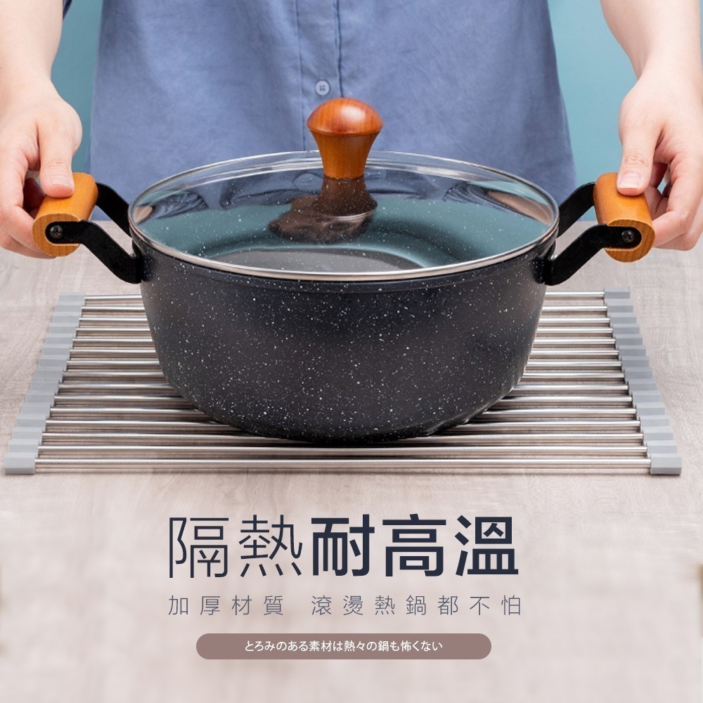 【FL生活+】日式304不銹鋼水槽瀝水架 不銹鋼碗盤瀝水架 不鏽鋼瀝水架 伸縮瀝水 伸縮瀝水架 廚房水槽瀝水架 隔熱架-細節圖5