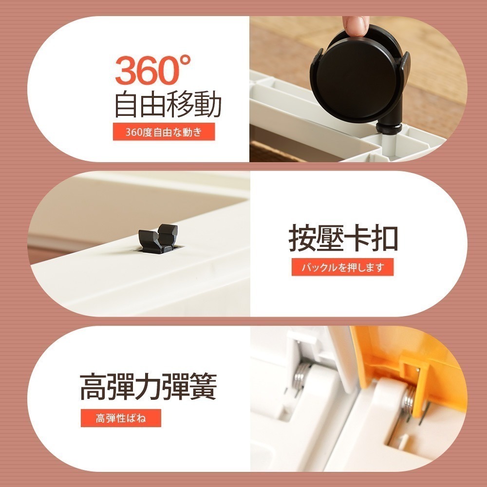 【FL生活+】附輪彈蓋分類垃圾桶 乾濕分離垃圾桶 回收垃圾桶 回收桶 垃圾桶 彈蓋垃圾桶 資源回收桶 廚房垃圾桶-細節圖9