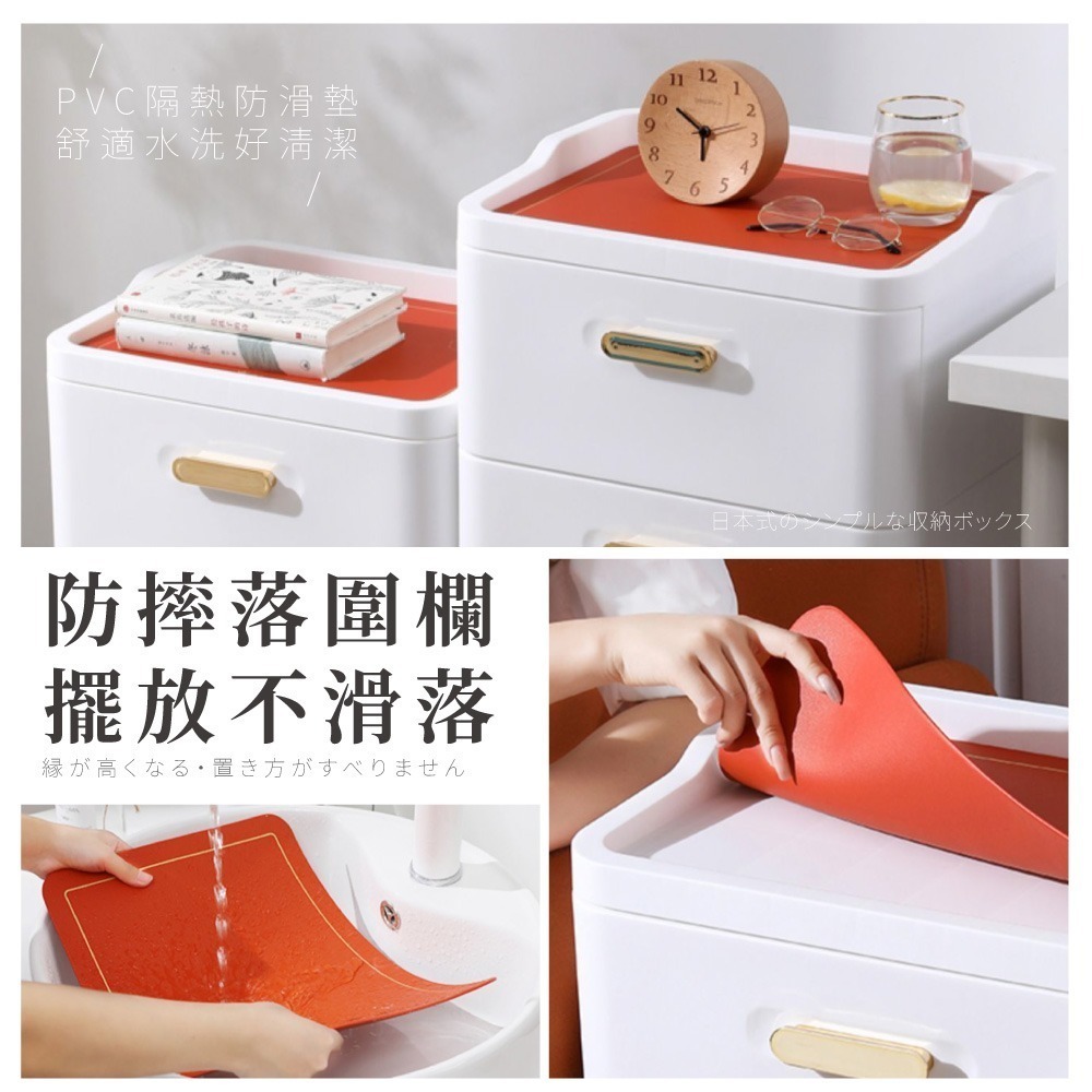 【FL生活+】京川輕奢極簡面寬52公分2層/3層/4層/5層 抽屜收納櫃 抽屜櫃  床頭櫃 抽屜櫃 收納櫃-細節圖8