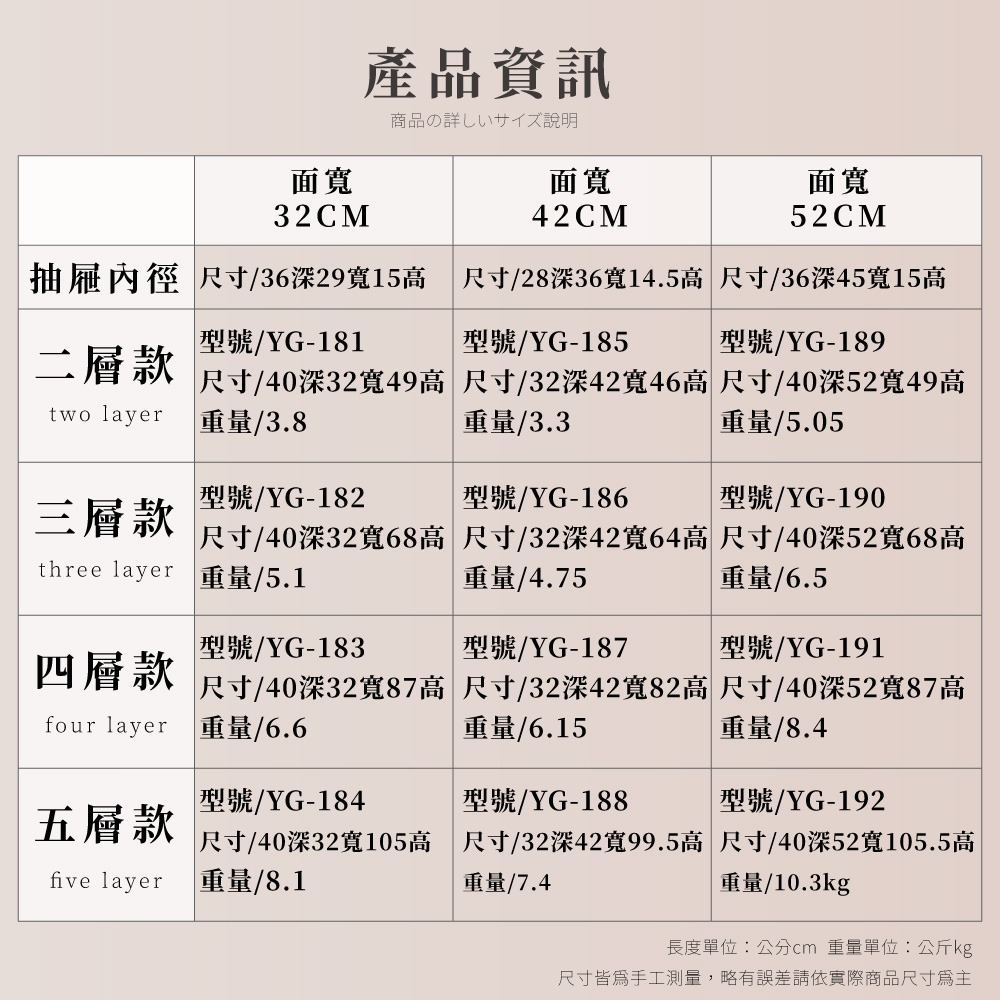 【FL生活+】京川輕奢極簡面寬52公分2層/3層/4層/5層 抽屜收納櫃 抽屜櫃  床頭櫃 抽屜櫃 收納櫃-細節圖10