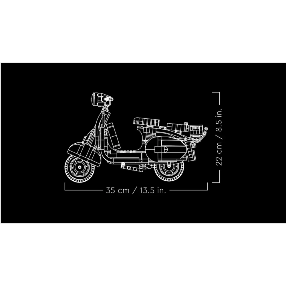 LEGO 樂高 10298 偉士牌 125【樂高玩家】Creator Expert系列-細節圖9