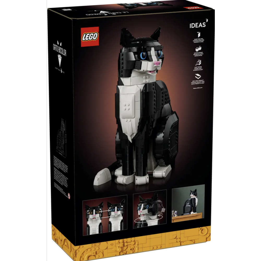 LEGO樂高 21349 賓士貓 Tuxedo Cat【樂高玩家】Ideas系列-細節圖6