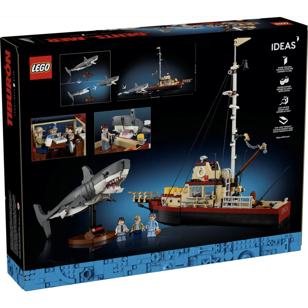 LEGO 樂高21350 大白鯊 Jaws【樂高玩家】Ideas系列 樂高盒組-細節圖7