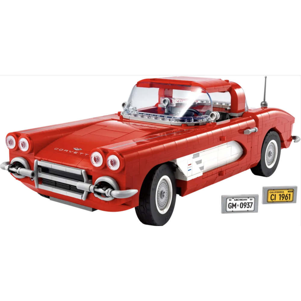 LEGO樂高(10321) Corvette 1961 敞篷跑車【樂高玩家】ICONS系列 樂高盒組-細節圖2