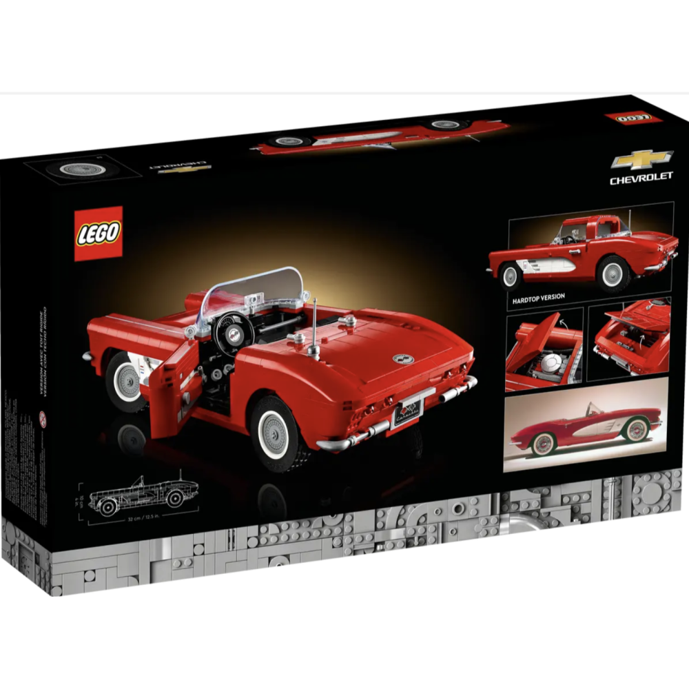 LEGO樂高(10321) Corvette 1961 敞篷跑車【樂高玩家】ICONS系列 樂高盒組-細節圖9