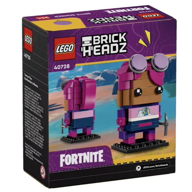 LEGO 樂高40728 Fortnite 彩虹引爆者 Brite Bomber【樂高玩家】 BrickHeadz系列-細節圖2