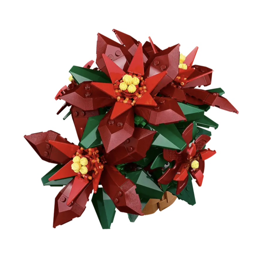 LEGO 樂高10370 聖誕紅 Poinsettia【樂高玩家】icons系列-細節圖3