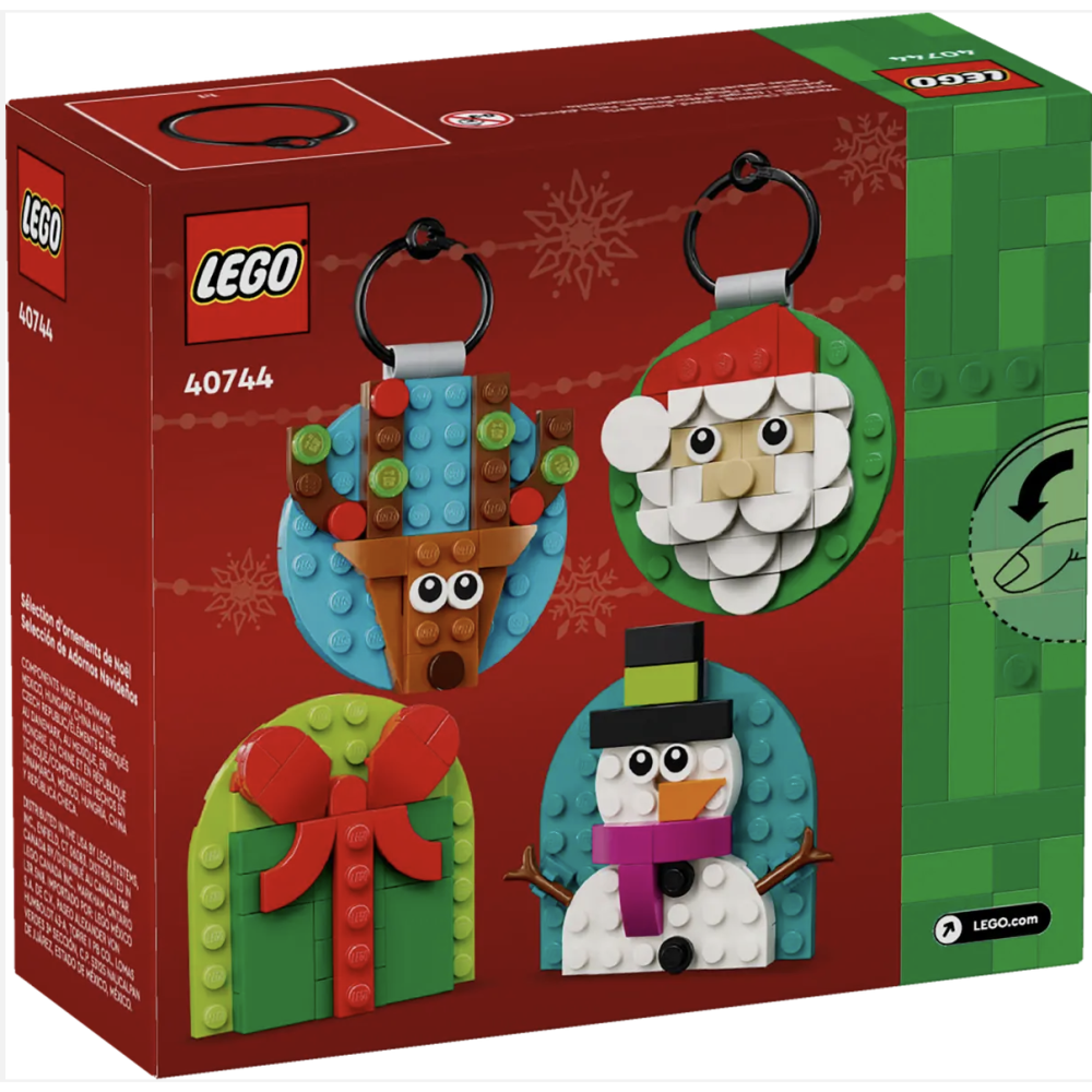 LEGO 樂高40744精選耶誕飾品組Christmas Ornament Selection【樂高玩家】Iconic-細節圖3