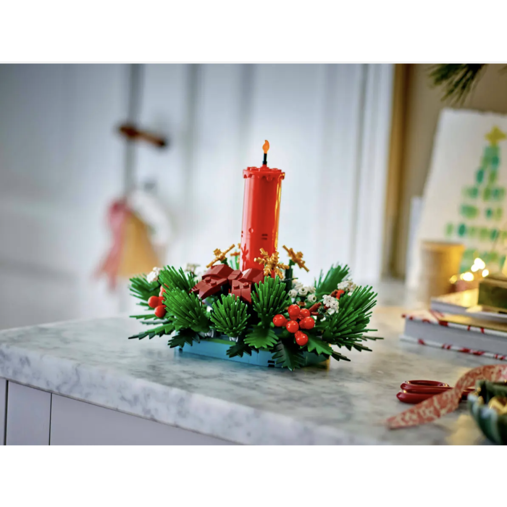 LEGO 樂高40743 耶誕桌飾 Christmas Table Decoration【樂高玩家】Iconic系列-細節圖4