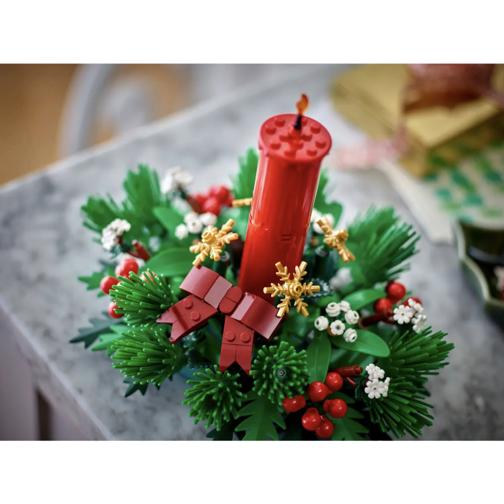 LEGO 樂高40743 耶誕桌飾 Christmas Table Decoration【樂高玩家】Iconic系列-細節圖5